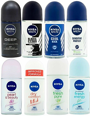 Дезодорант шариковый NIVEA в ассорт., 50мл