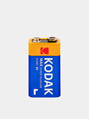 Батарейки  9V 6LR61 Крона KODAK