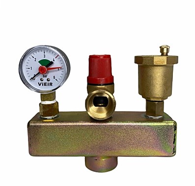 Группа безопасности котла 1 - 3-BAR JH-1021-3 (3бар)