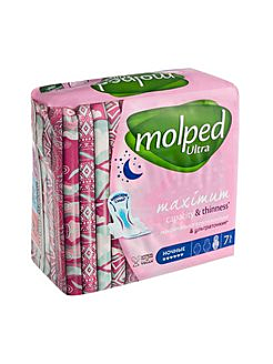 Женские прокладки MOLPED Ultra 6кап., 7шт