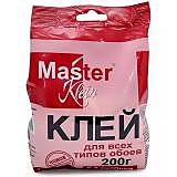 Клей обойный Master Klein универсальный 200гр (6-9рул., 40м2) жест.пачка