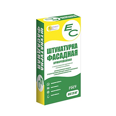 ЕС Штукатурка фасадная цементная, 25кг